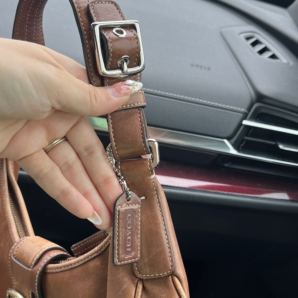 Y2k Coach all leather shoulder bag - Picture 5 of 11